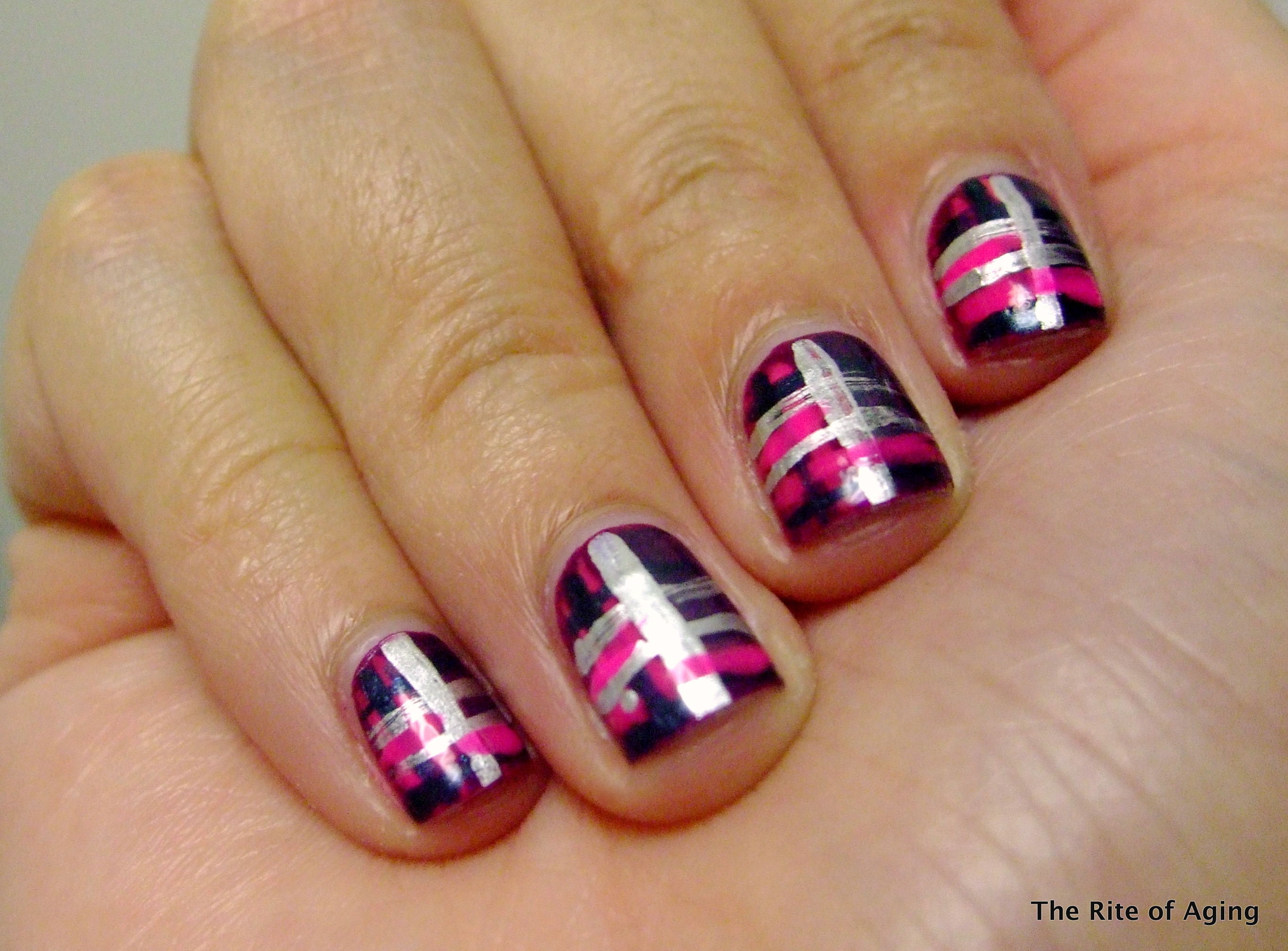 Plaid Nail Art Inspiration for 2024 - wide 3