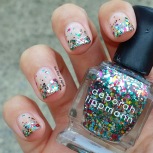 #31DC2015 - Glitter Gradient Nail Art | The Rite of Aging